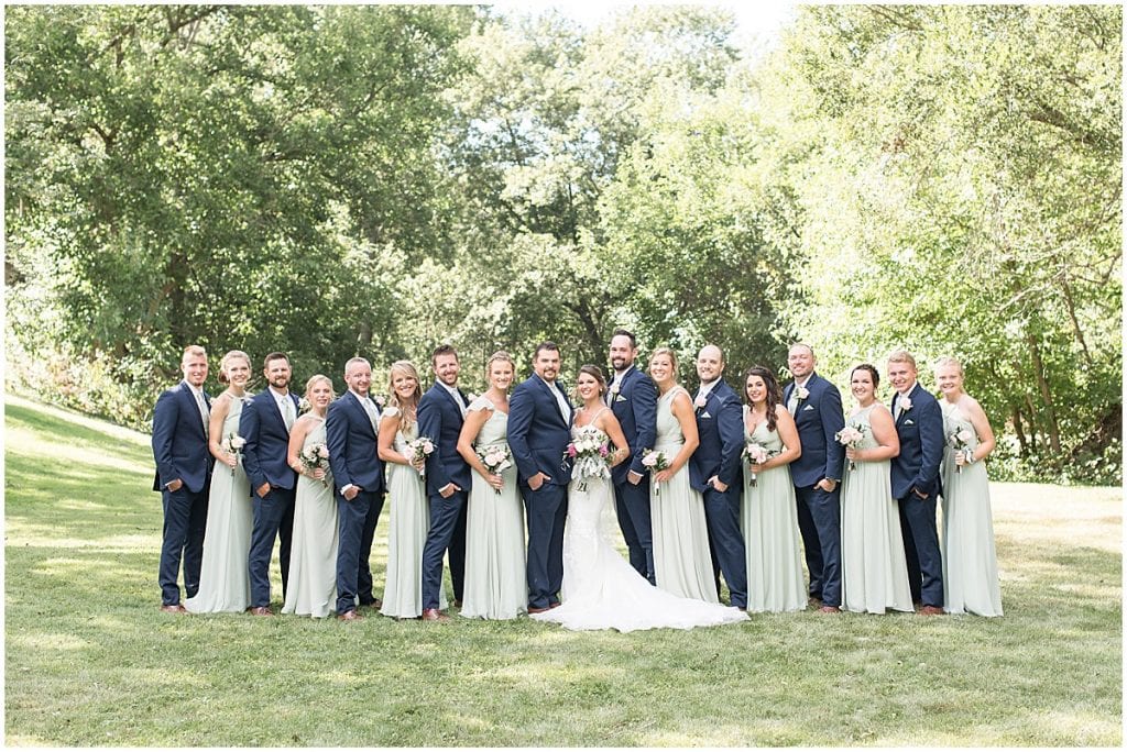 Bridal party ready for Rensseler, Indiana wedding by Victoria Rayburn Photography
