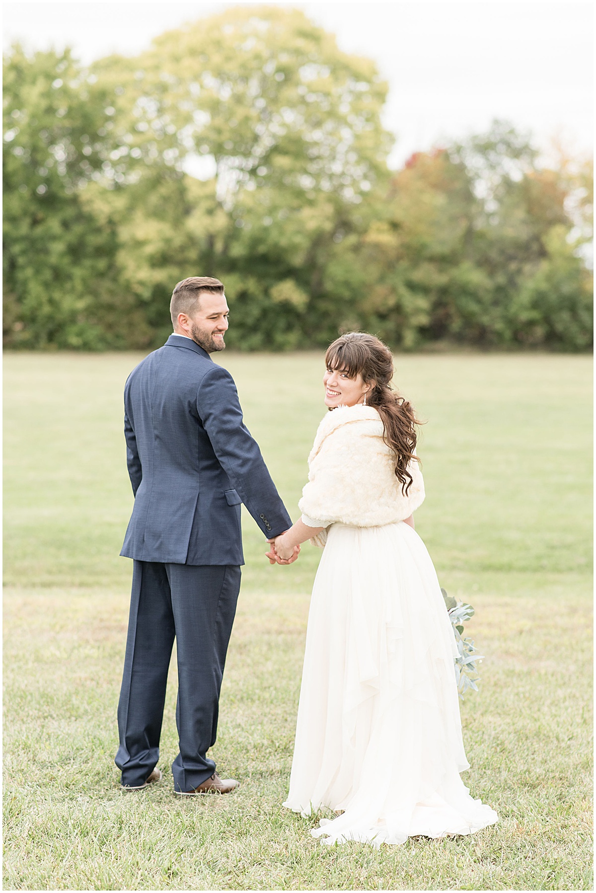 Just married photos after wedding at Innovation Church in Lafayette, Indiana by Victoria Rayburn Photography