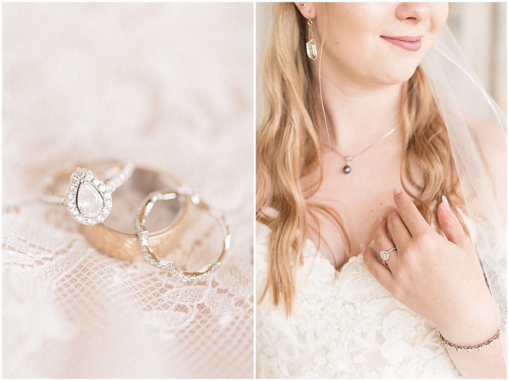 Bridal details for Whippoorwill Hill wedding in Bloomington, Indiana by Victoria Rayburn Photography