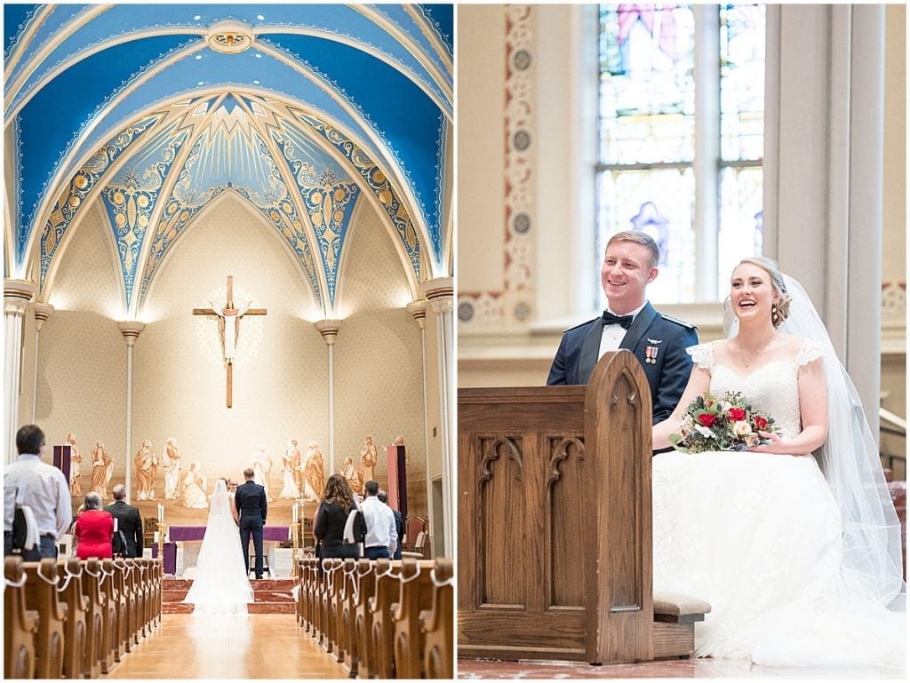Ceremony at the Cathedral of Saint Mary in Lafayette, Indiana