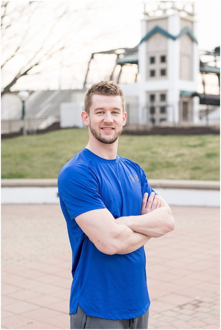 Personal Trainer Branding Photos in Downtown Lafayette