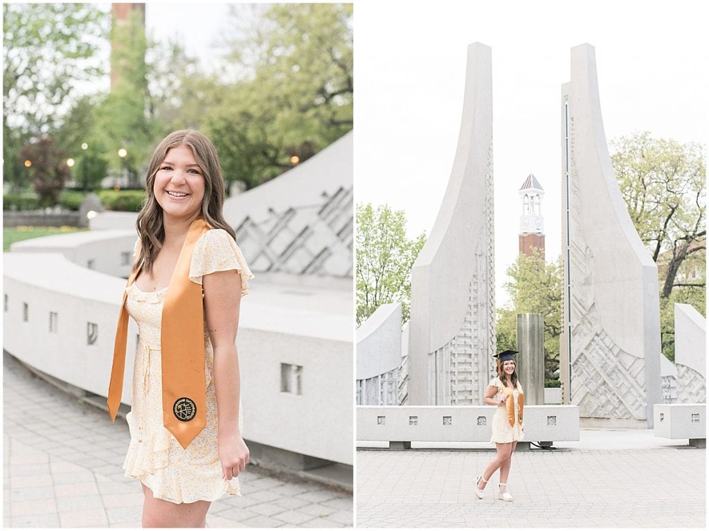 Sarah LaPlena’s Class of 2021 Purdue University senior photos by Purdue's Engineering Fountain