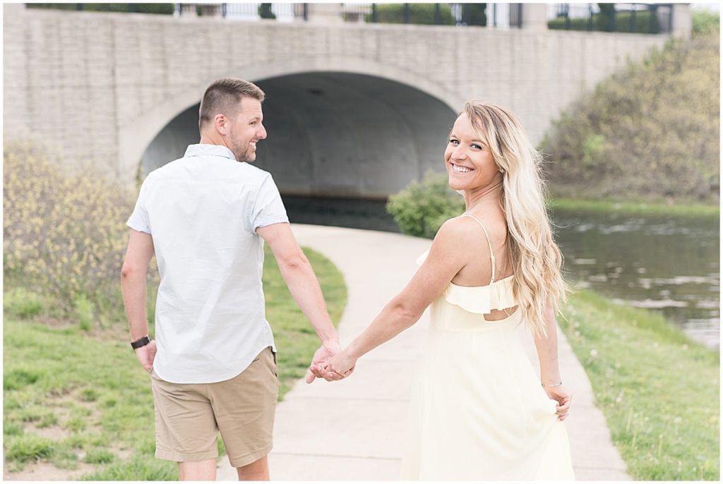 Coxhall Gardens Engagement Photos in Carmel, Indiana