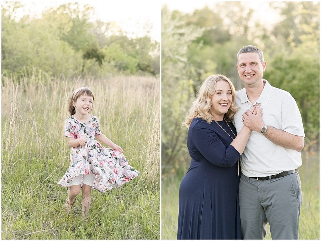 Spring family photos at Fairfield Lakes Park in Lafayette, Indiana by Victoria Rayburn Photography