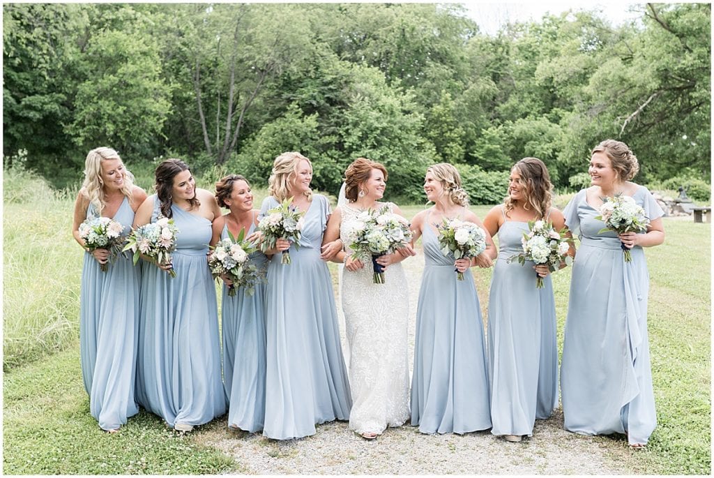 Bridesmaid photo at a wedding at The Brandywine in Monticello, Indiana