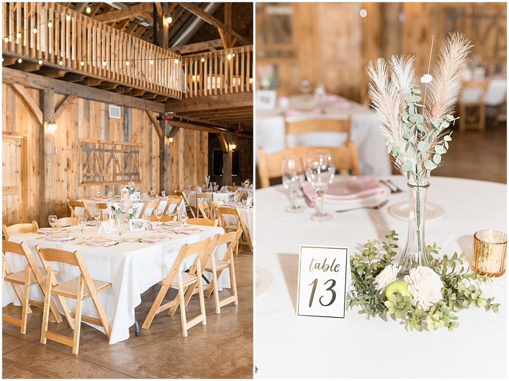 County Line Orchard wedding reception in Hobart, Indiana