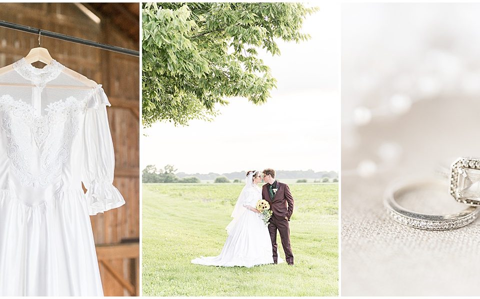 Wedding details from Exploration Acres wedding in Lafayette, Indiana