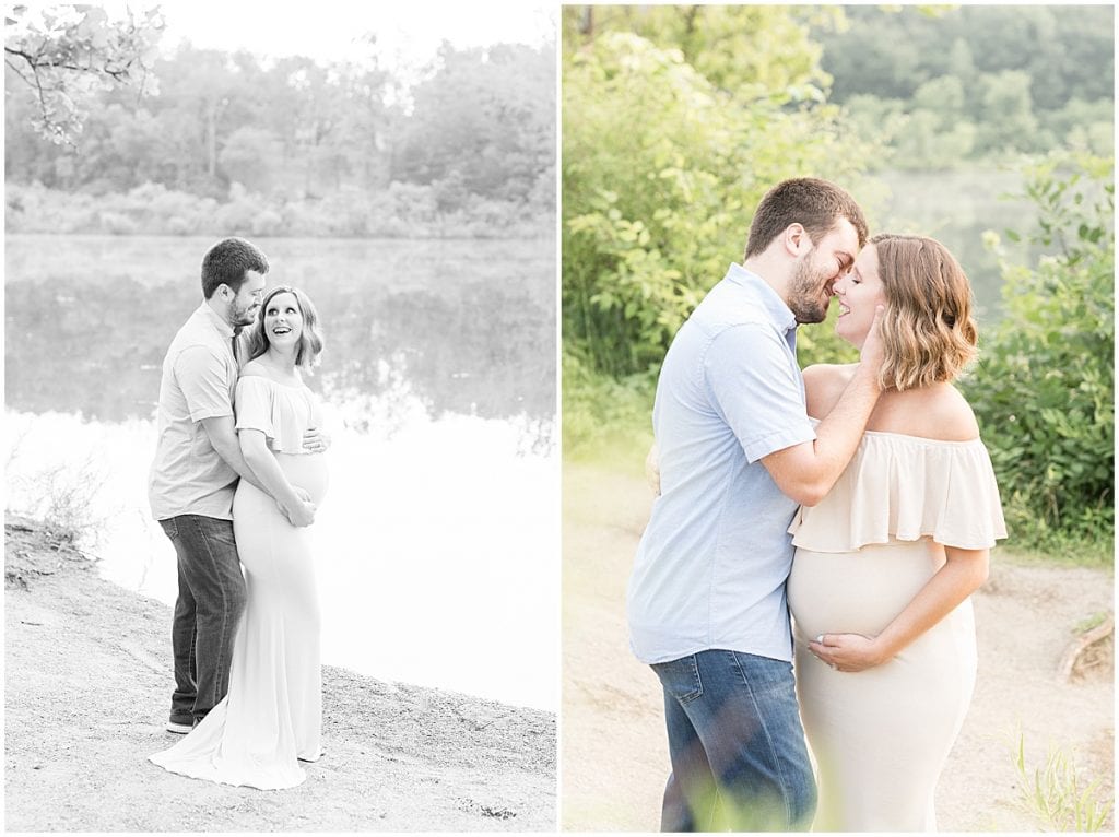 Fairfield Lakes Park Maternity Photos in Lafayette, Indiana