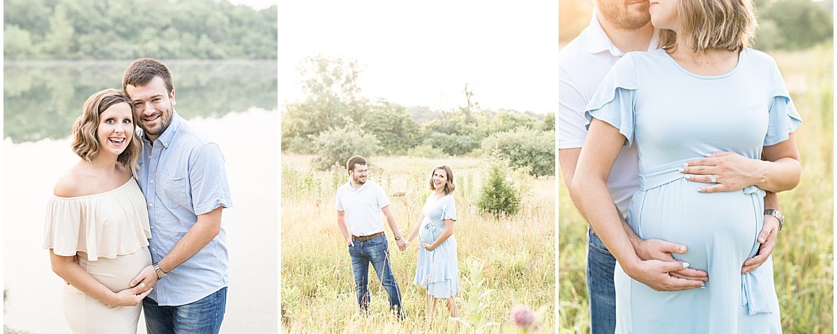 Fairfield Lakes Park Maternity Photos in Lafayette, Indiana