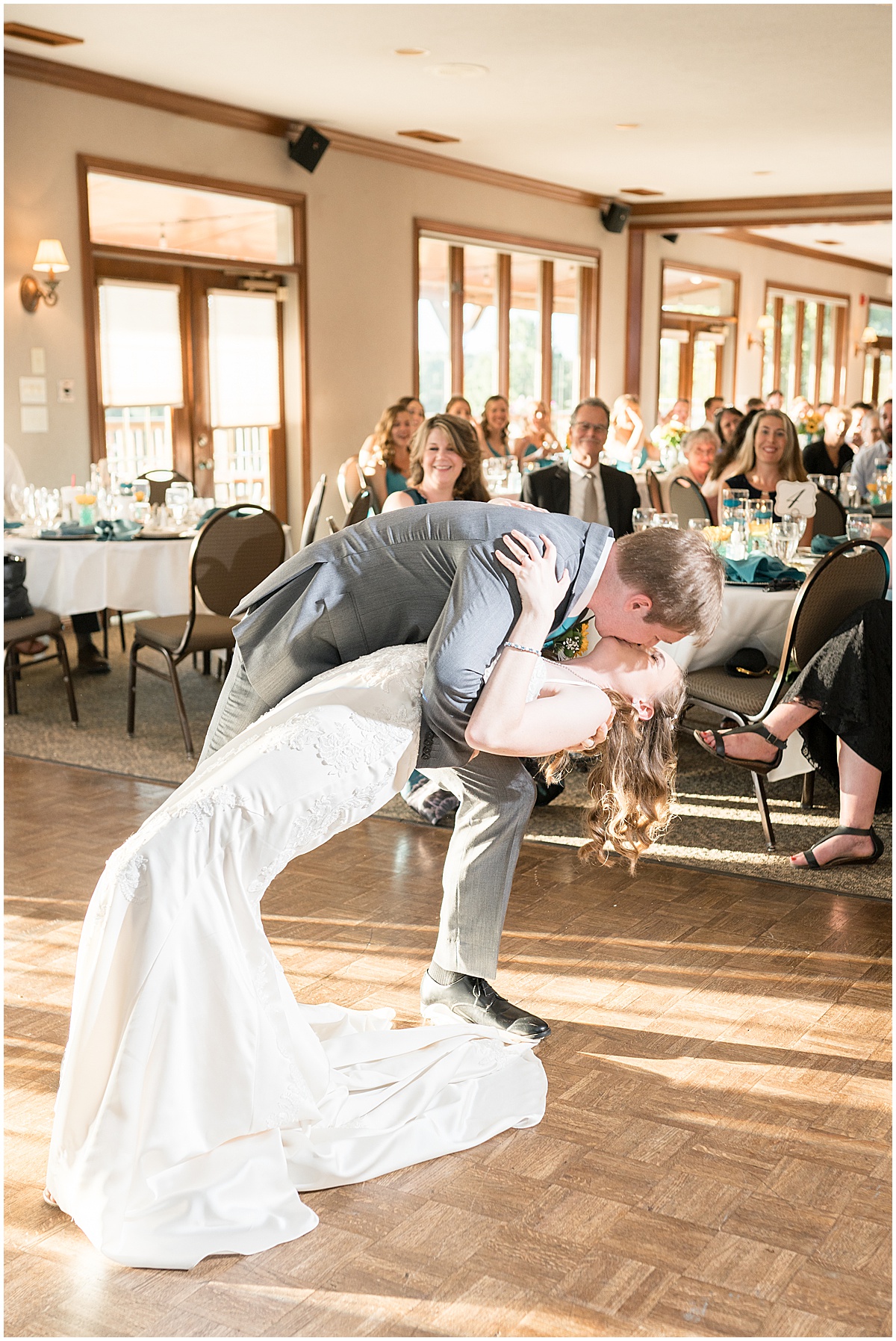 First dance at River Glen Country Club Wedding
