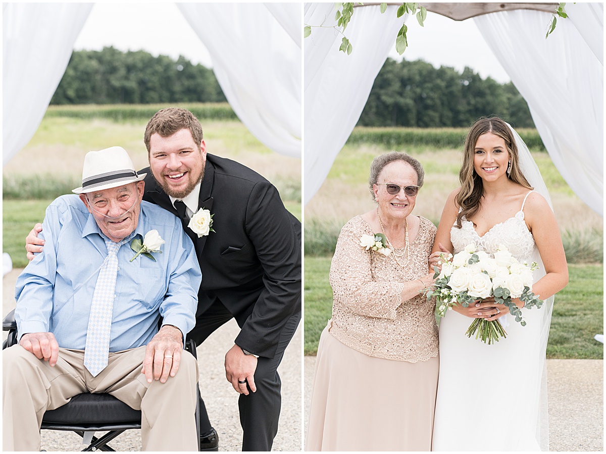 Family photos after New Journey Farms wedding in Lafayette, Indiana
