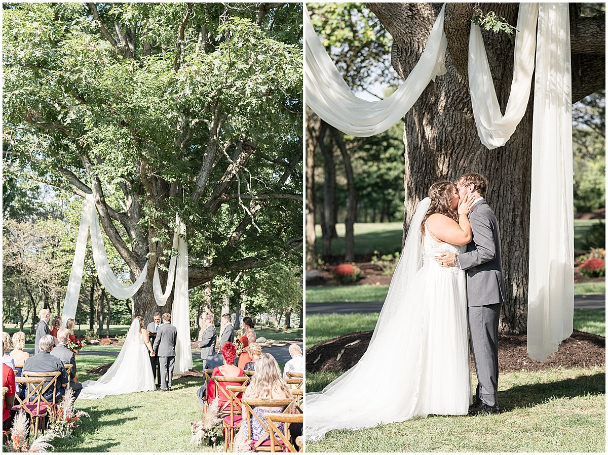 Outdoor private property wedding in Frankfort, Indiana by Victoria Rayburn Photography