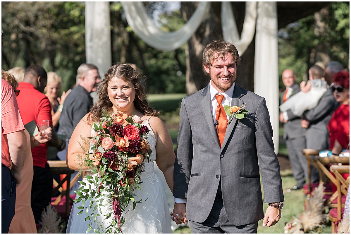 Outdoor private property wedding in Frankfort, Indiana by Victoria Rayburn Photography