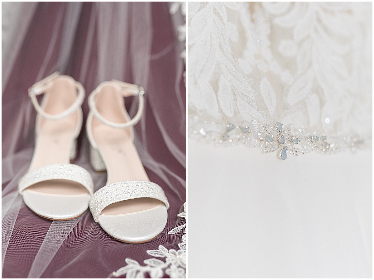 Bridal details for Wildcat Conservation Club wedding in Mulberry, Indiana