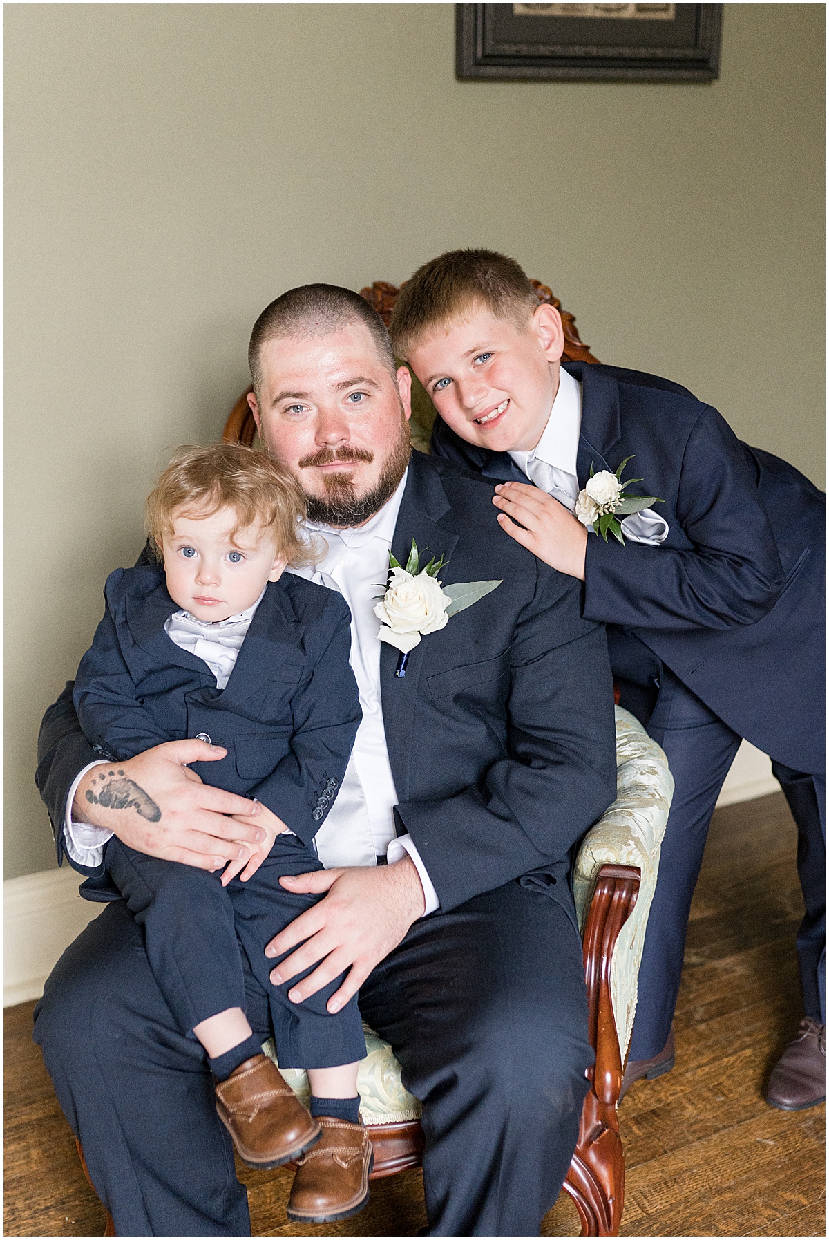 Groom portraits at Fowler House Mansion wedding in Lafayette, Indiana by Victoria Rayburn Photography