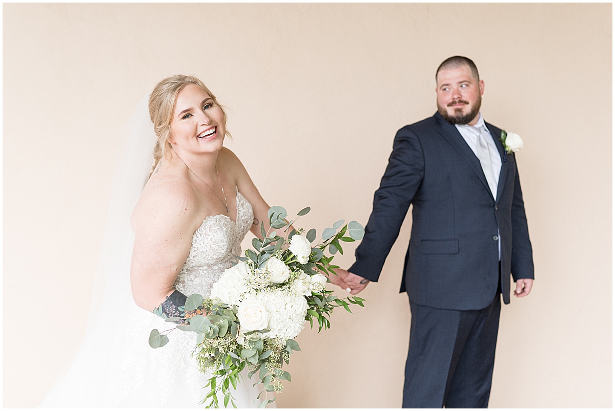 Bride and groom photos at Fowler House Mansion wedding in Lafayette, Indiana by Victoria Rayburn Photography