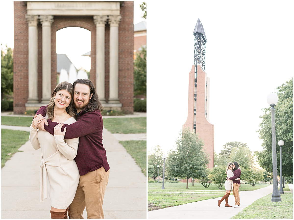 University of Illinois Urbana-Champaign engagement photos by Victoria Rayburn Photography