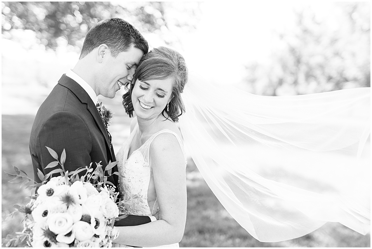Bride and groom before wedding at The Sixpence in Whitestown, Indiana by Indianapolis wedding photographer Victoria Rayburn