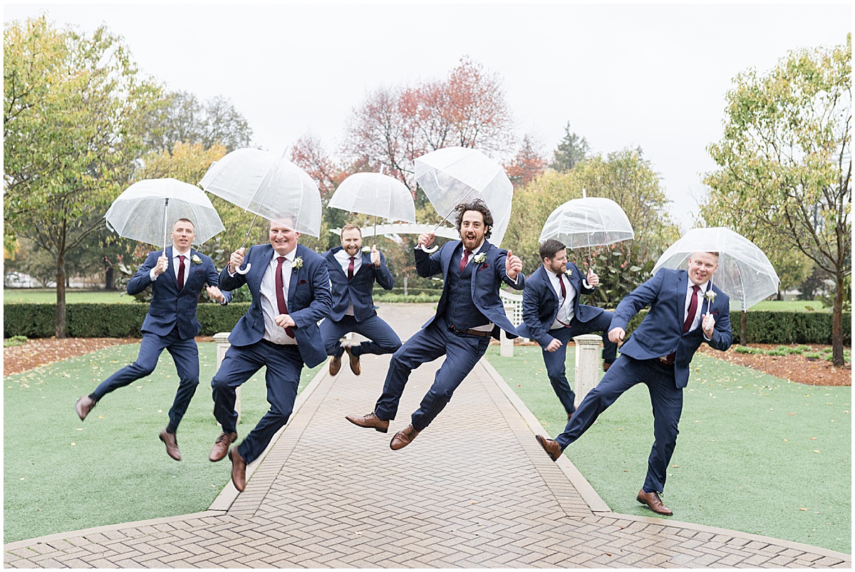 Bridal party at Danada House wedding in Wheaton, Illinois photographed by Indiana wedding photographer Victoria Rayburn