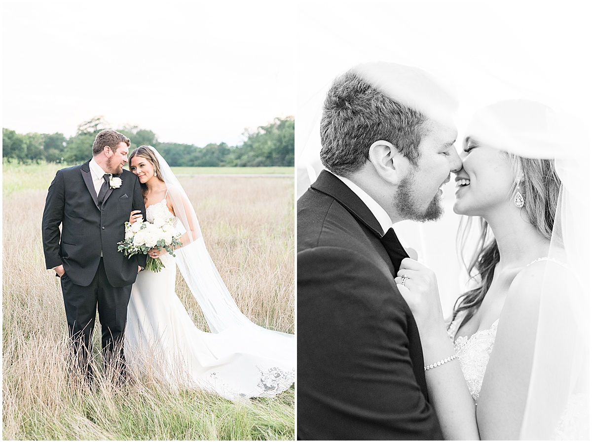 Bride and groom after New Journey Farms wedding in Lafayette, Indiana photographed by Lafayette, Indiana wedding photographer Victoria Rayburn