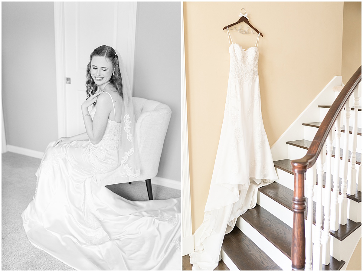 Bridal details for River Glen Country Club wedding in Fishers, Indiana photographed by Victoria Rayburn Photography