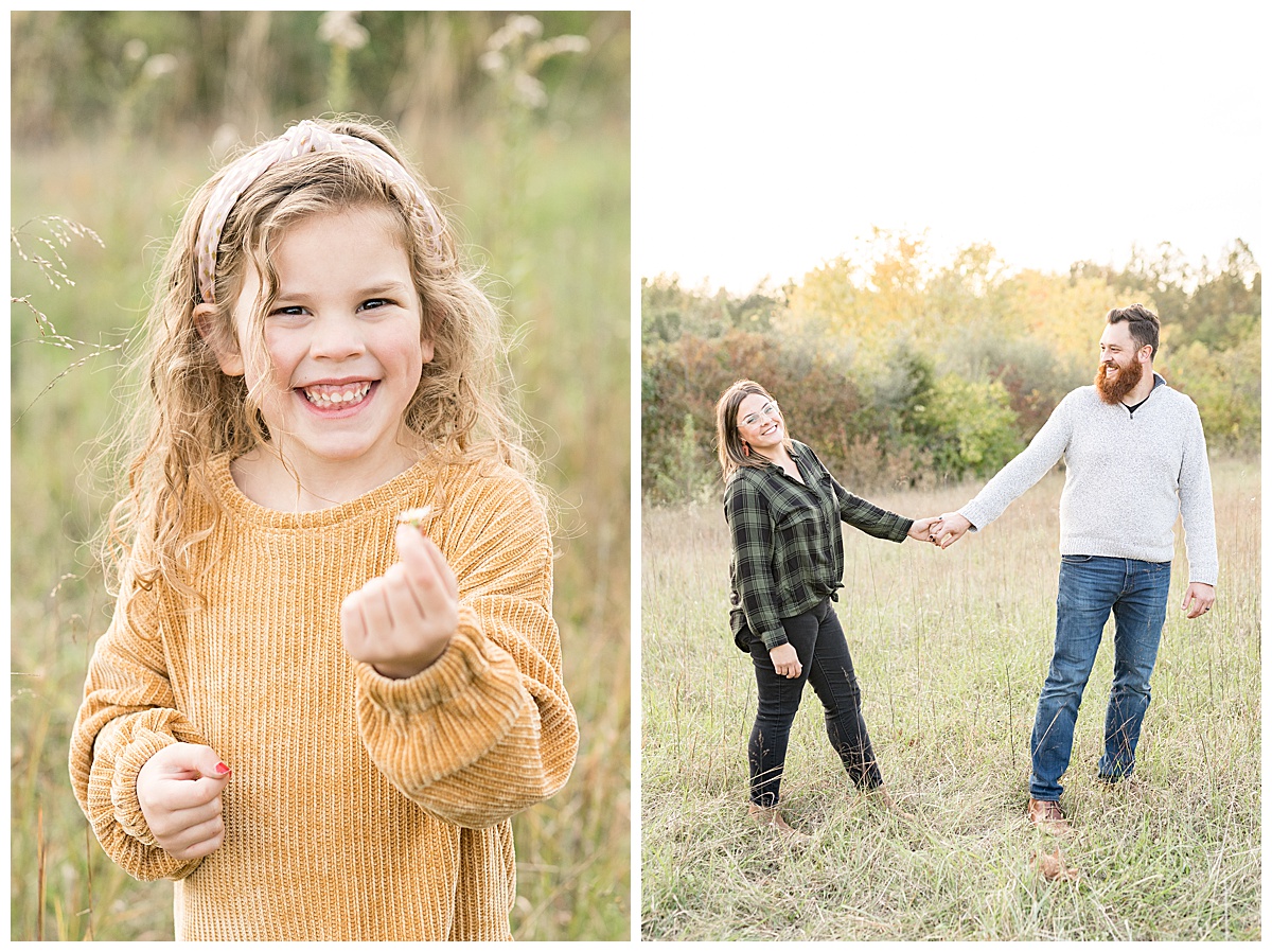  Family fall photos at Fairfield Lakes Park in Lafayette, Indiana