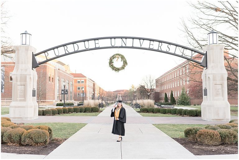 Maddie Schoessel Purdue Winter Graduation Photos Victoria Rayburn