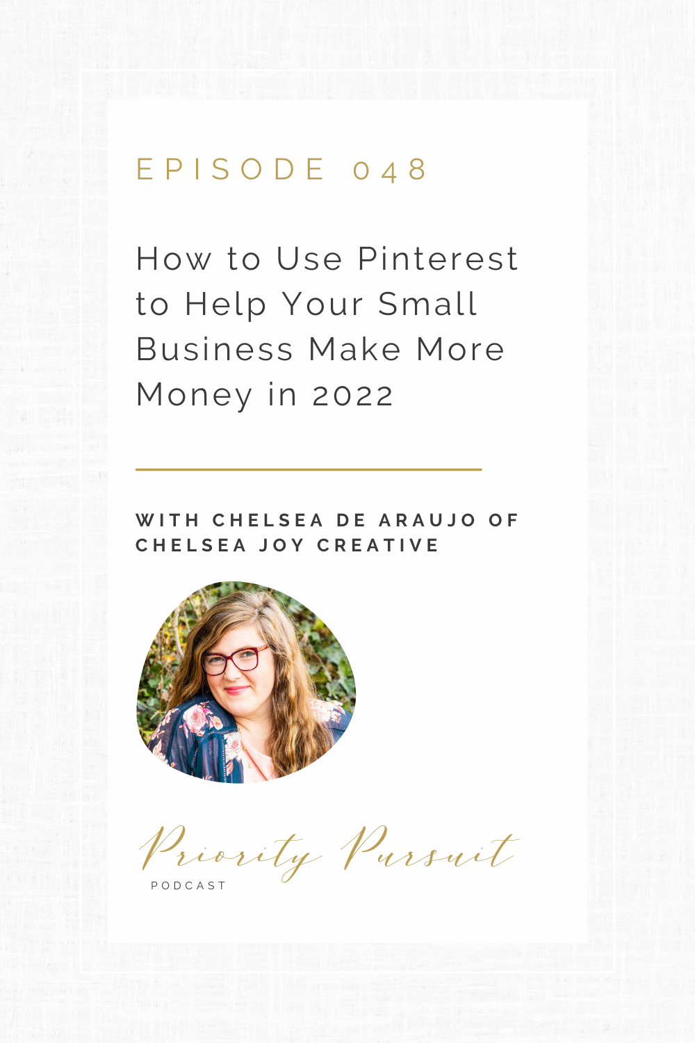 Victoria Rayburn and Chelsea de Araujo discuss how to use pinterest to help your small business make more money in 2022