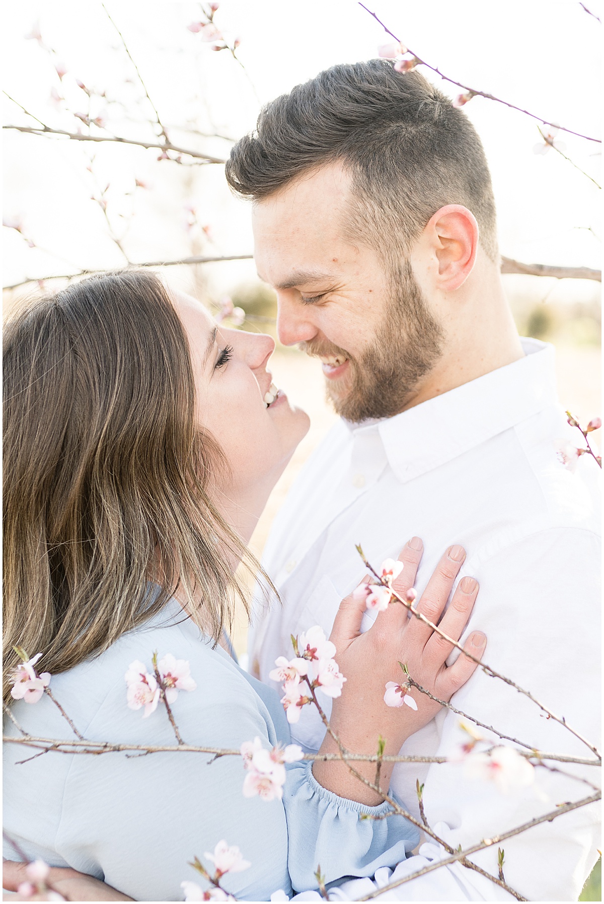 Country engagement photos in Lebanon, Indiana