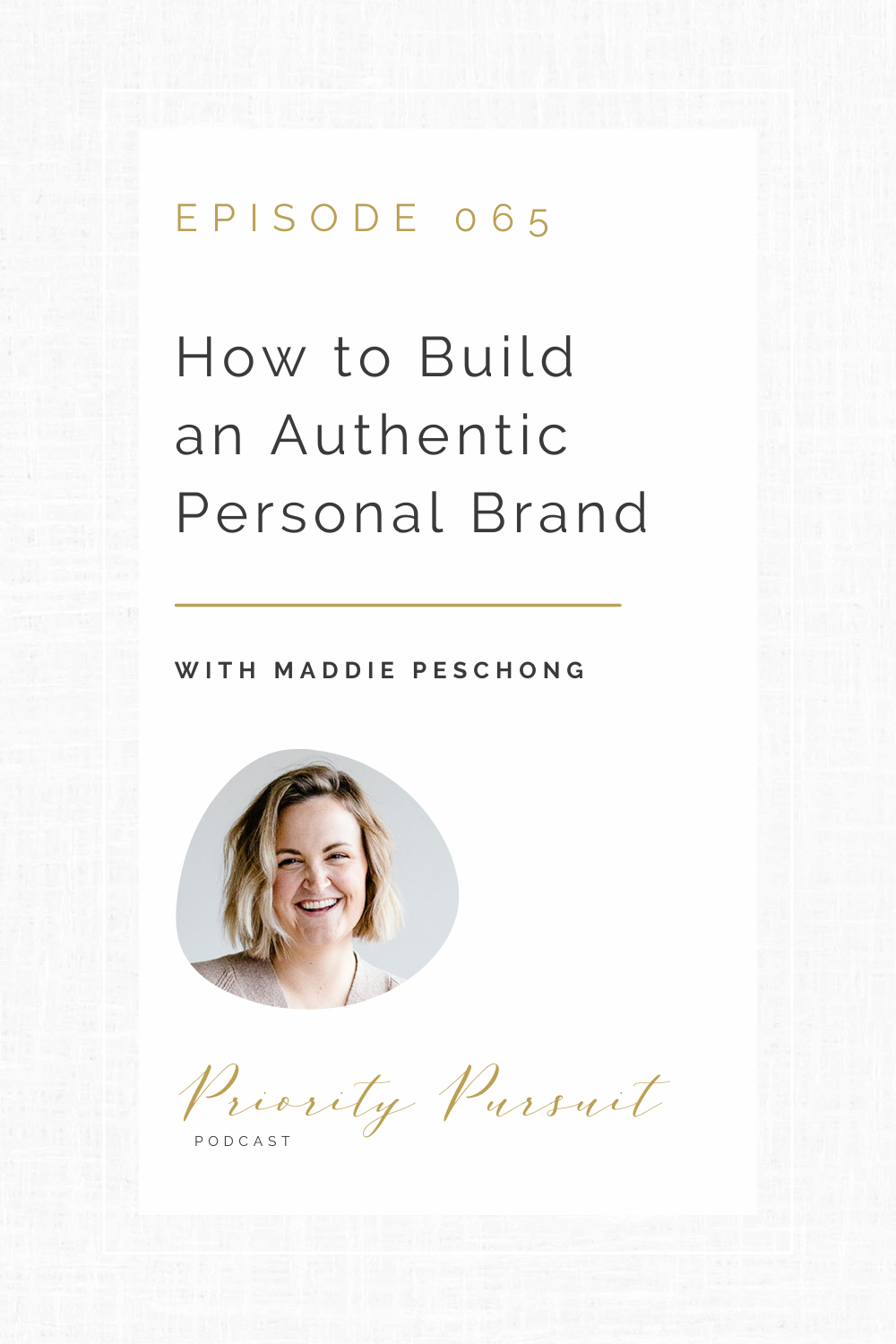 Victoria Rayburn and Maddie Peschong discuss how creative entrepreneurs can build an authentic personal brand.