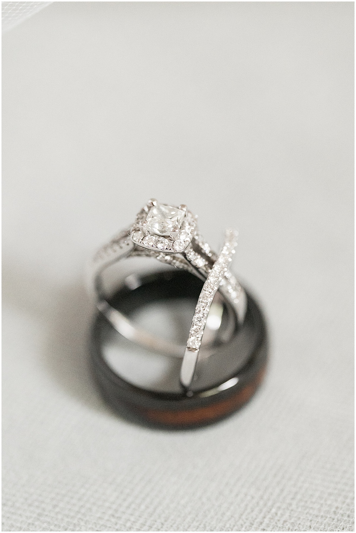Ring detail for Fowler House Mansion Wedding