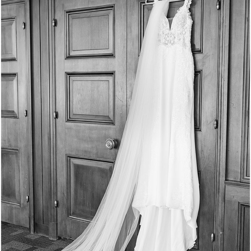 Wedding dress for JPS Events wedding in downtown Indianapolis photographed by Indianapolis