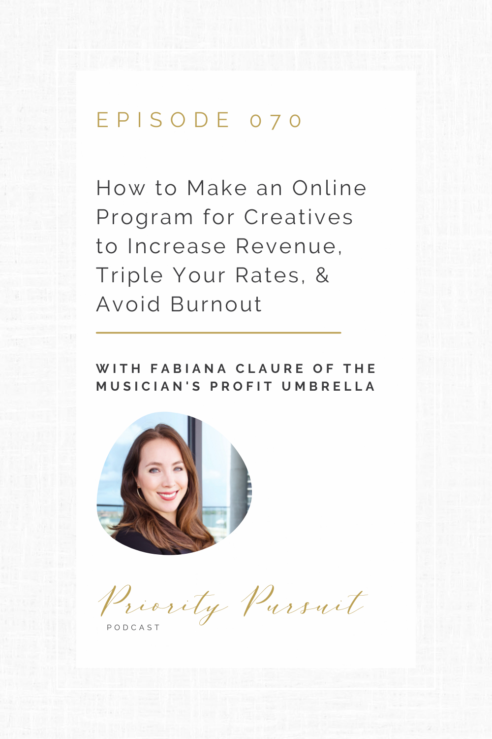 Victoria Rayburn and Fabiana Claure discuss how creative entrepreneurs can make an online program for creatives to grow their businesses.