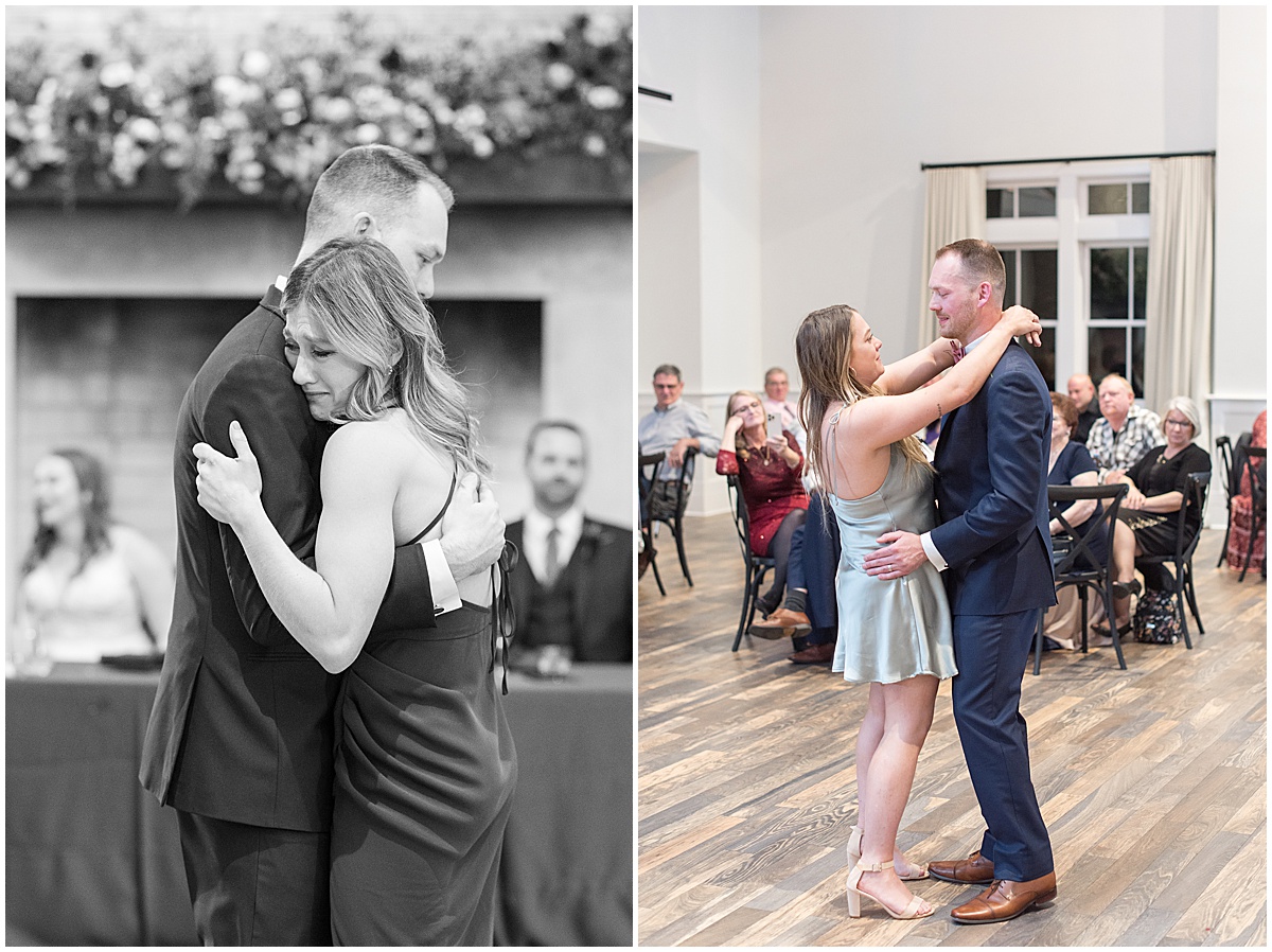 Sibling dancing at Iron & Ember events wedding in Carmel, Indiana