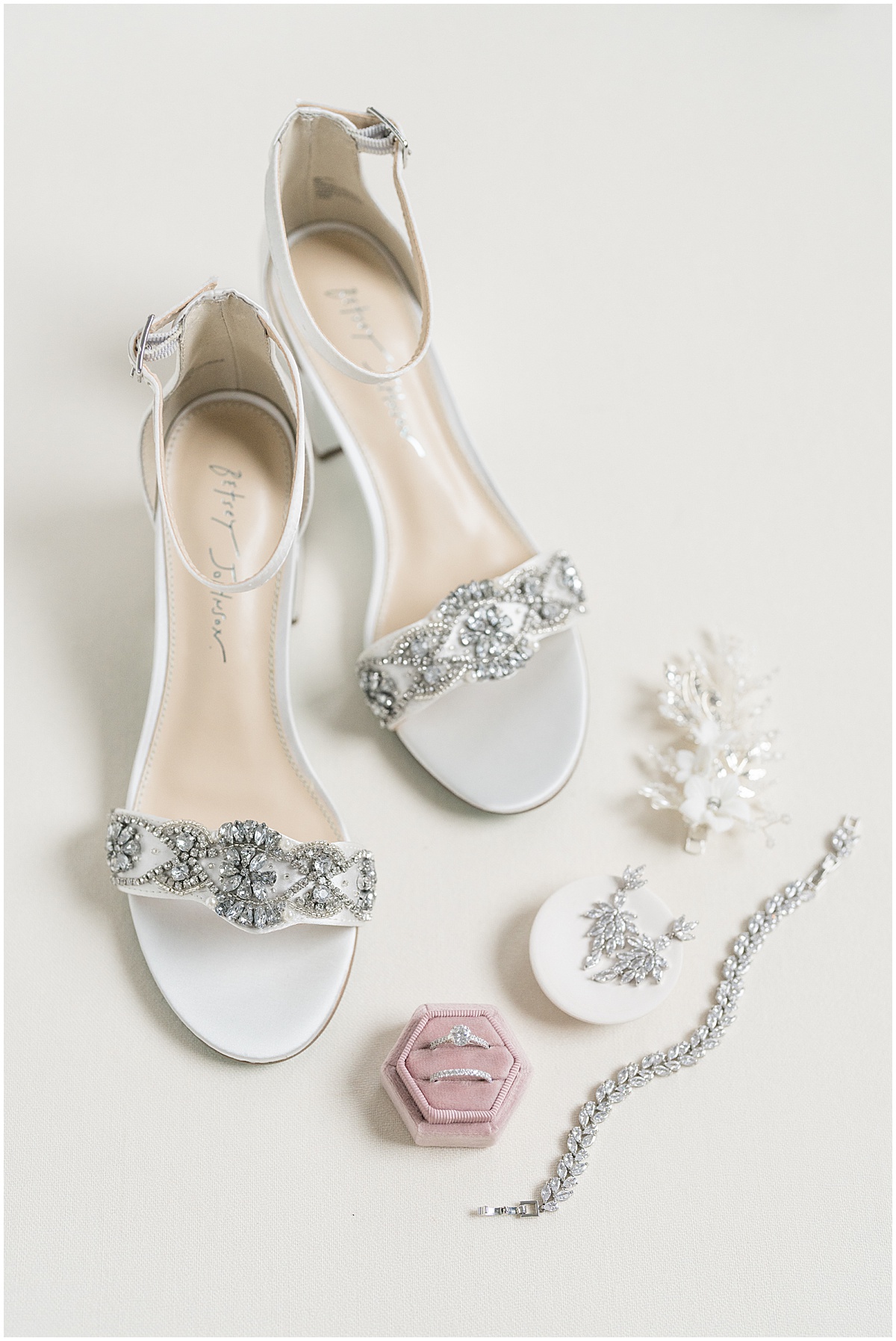 Bride's accessories for wedding at New Journey Farms