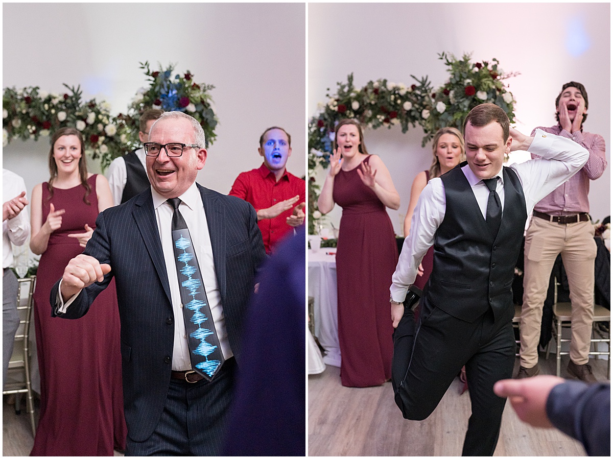 Dancing at Allure on the Lake wedding in Chesterton, Indiana