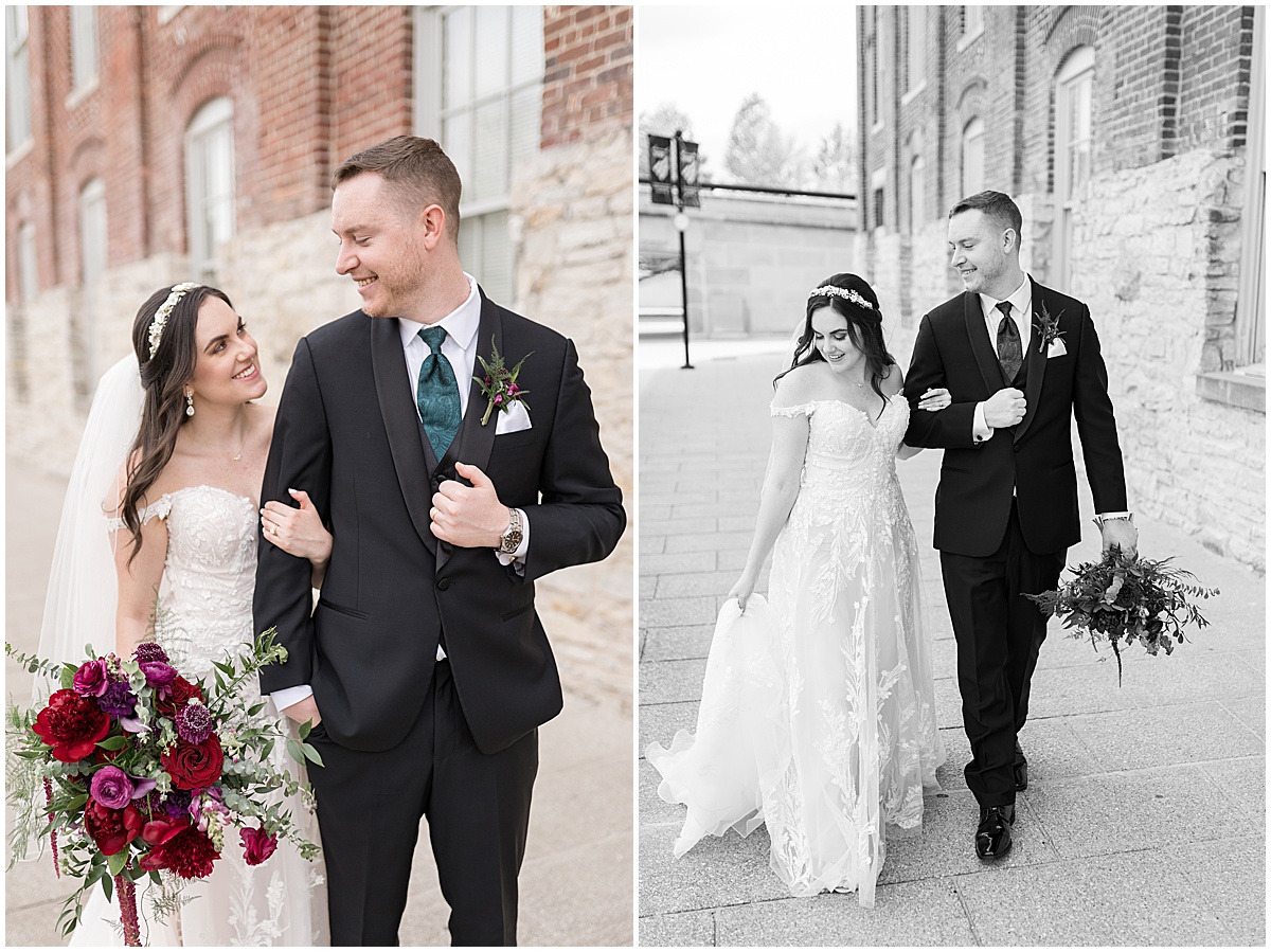 Wedding photos on Indianapolis Canal