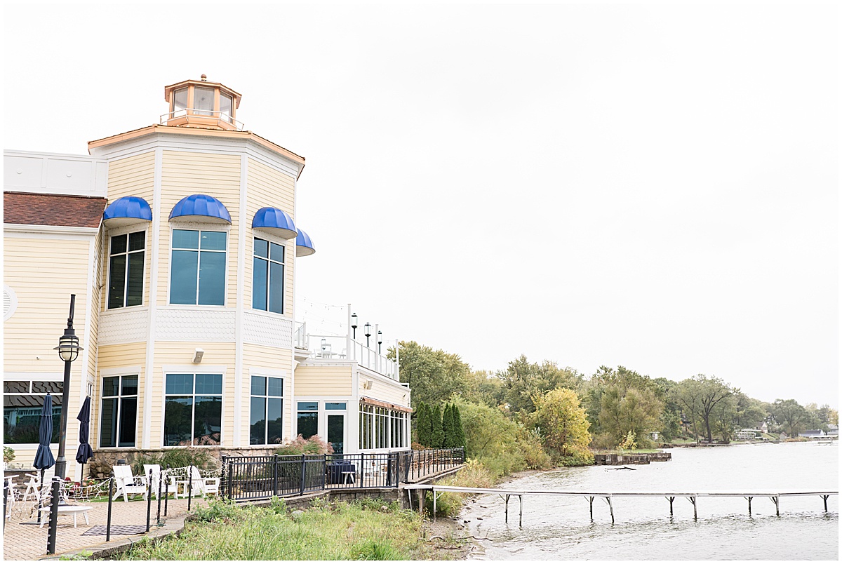 Lighthouse Restaurant wedding in Cedar Lake, Indiana
